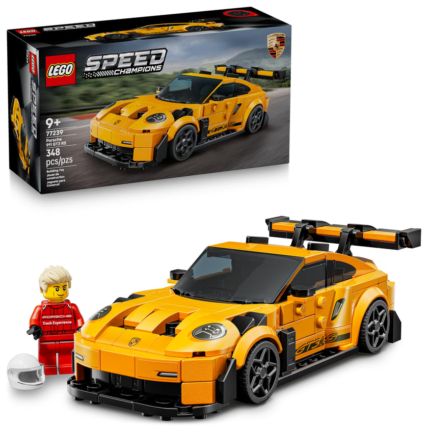 LEGO Speed Champions Porsche 911 GT3 RS Super Car Toy - Model Kit & Pretend Play Toy for Boys & Girls, Ages 9+ - Sports Car Building Set for Kids & Racing Fans - Gift Idea for Birthdays - 77239 🍁 All In One Marketplace Canada