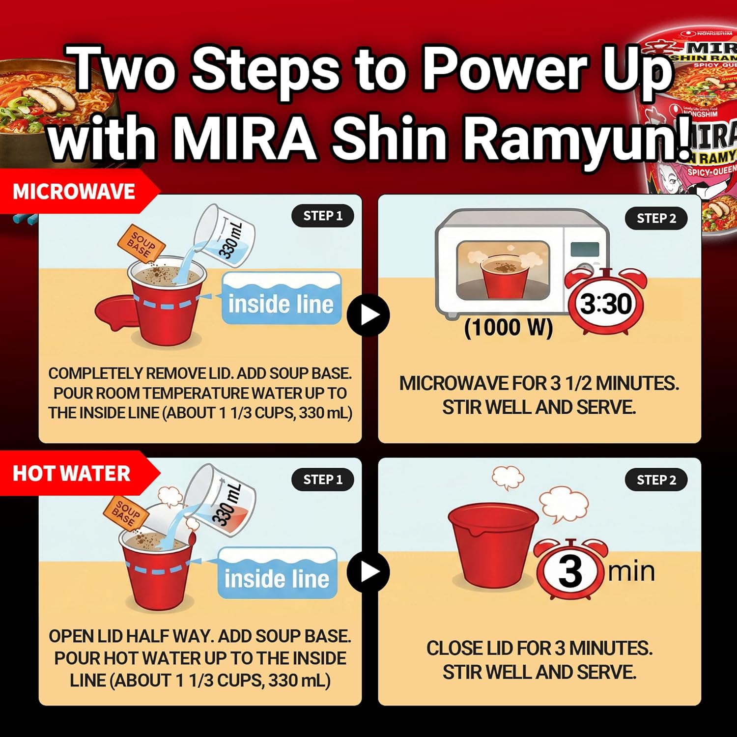 Nongshim Shin Ramen Demon Hunter Mira Spicy Queen (68G) [Best Before Date: 2027.01.21]