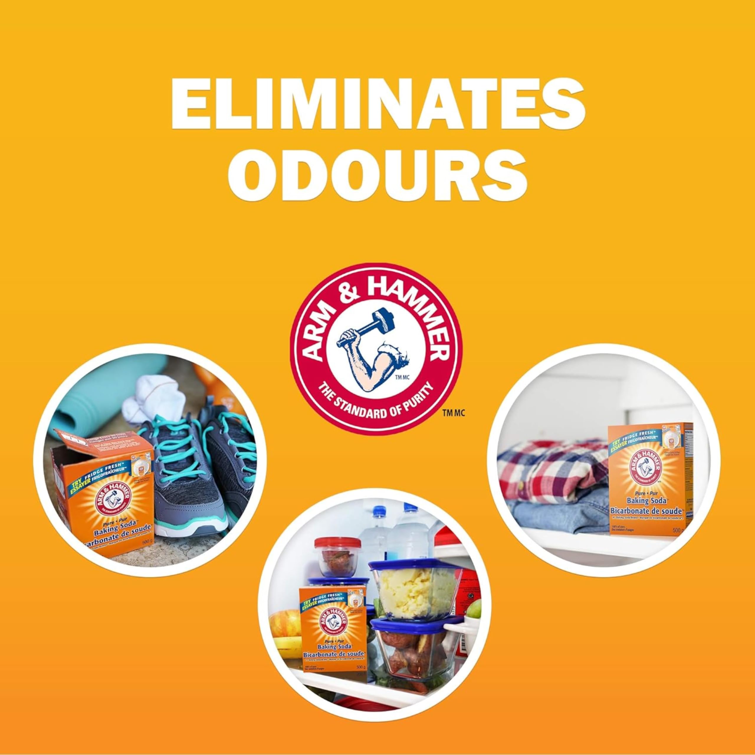 Arm & Hammer Pure Baking Soda – Multi-Purpose Cleaner, Natural Odour Eliminator & Baking Essential – Large Value Size – 2 kg (Pack of 1) 🍁 All In One Marketplace Canada