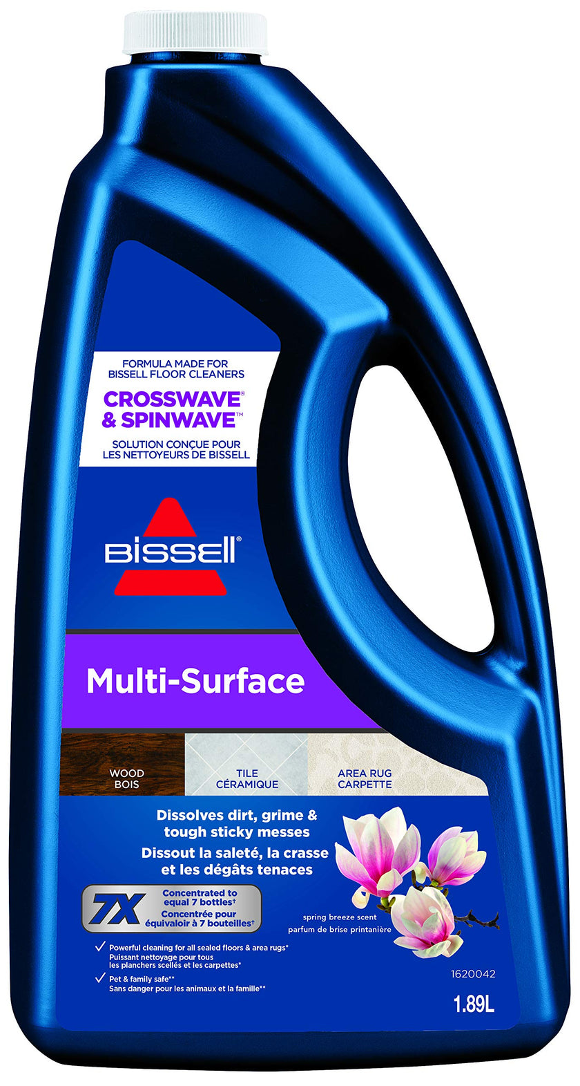 BISSELL Multi-Surface Formula for CrossWave & SpinWave, Wet/Dry Vacuum Solution (64oz), 1789N 🍁 All In One Marketplace Canada