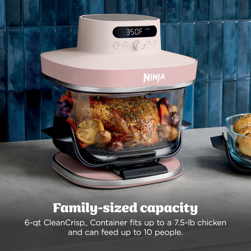 Ninja Crispi Pro Glass Air Fryer, 6-in-1, Rose, AS101CRS 🍁 All In One Marketplace Canada