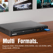 MEGATEK Region-Free HDMI DVD Player for TV, Compact CD/DVD Player with USB Port, Plays All Region DVDs & Multi Formats, Metal Housing, HDMI/RCA Cables & Remote Included 🍁 All In One Marketplace Canada