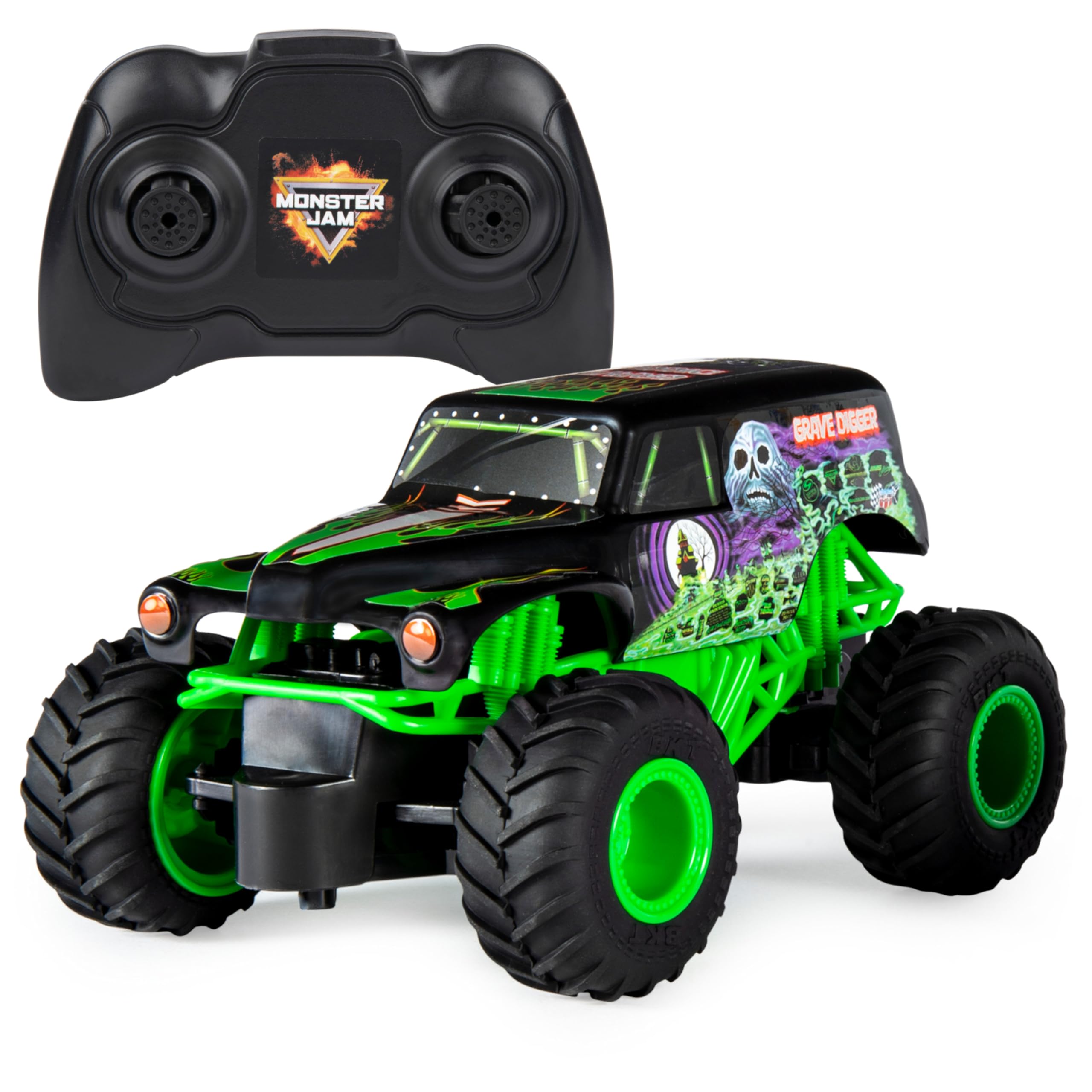Monster Jam , Official Grave Digger Remote Control Monster Truck Toy, 1:24 Scale, 2.4 GHz, for Ages 4 and Up 🍁 All In One Marketplace Canada