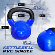Yes4All Vinyl Coated Kettlebell Weights – Great for Full Body Workout and Strength Training – Vinyl Kettlebell 25 lbs 🍁 All In One Marketplace Canada