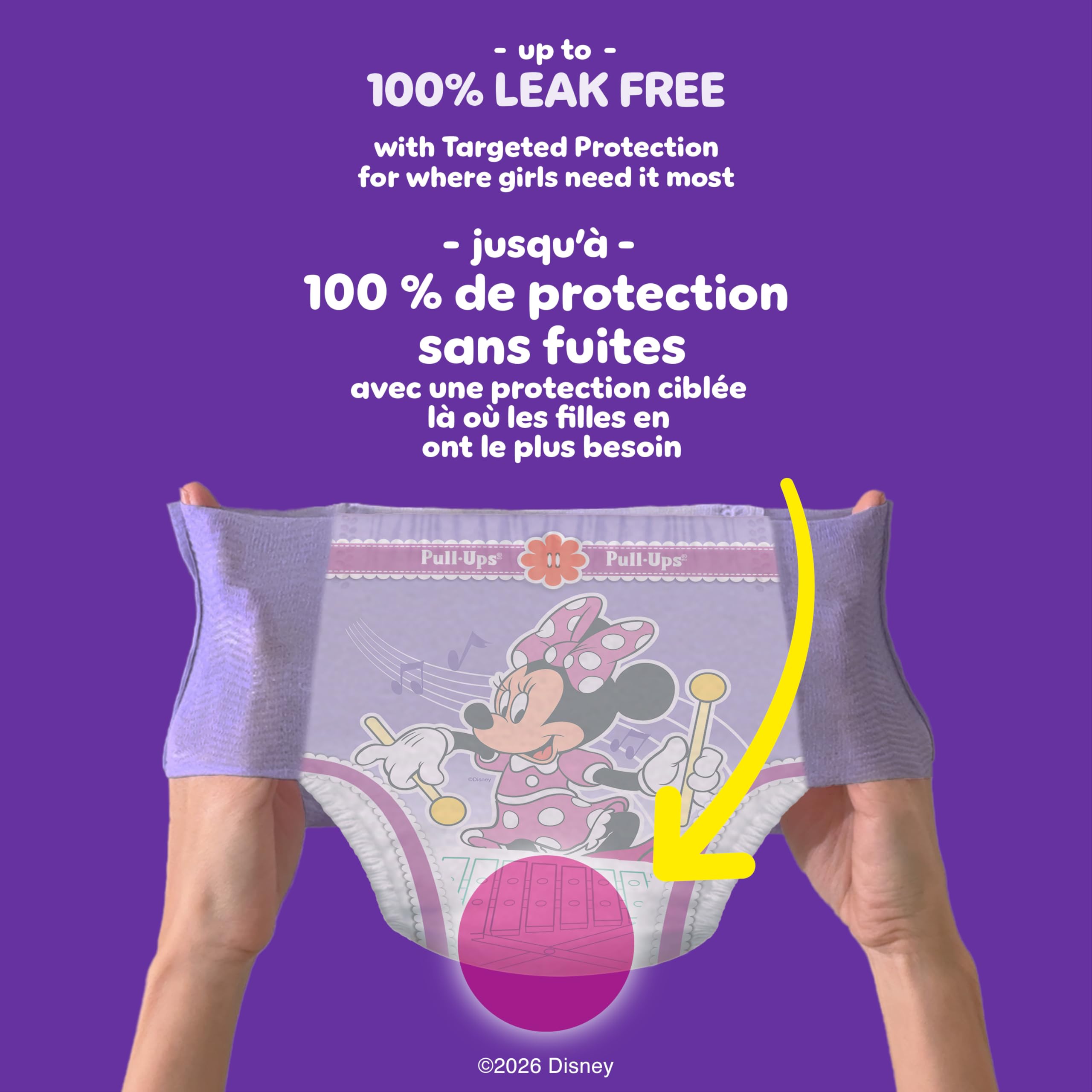 Pull-Ups Girls Potty Training Underwear, Easy Open Toddler Pants 3T-4T (32-40 lbs), Learning Designs for Toddlers, 92 count 🍁 All In One Marketplace Canada