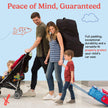 J.L. Childress Padded Backpack Car Seat Bag - Travel Bag for Airplane, Fits Most Baby & Infant Car Seats, Boosters, & Carriers, Airport Accessories for Gate Check or Baggage Check - Ultimate, Black 🍁 All In One Marketplace Canada
