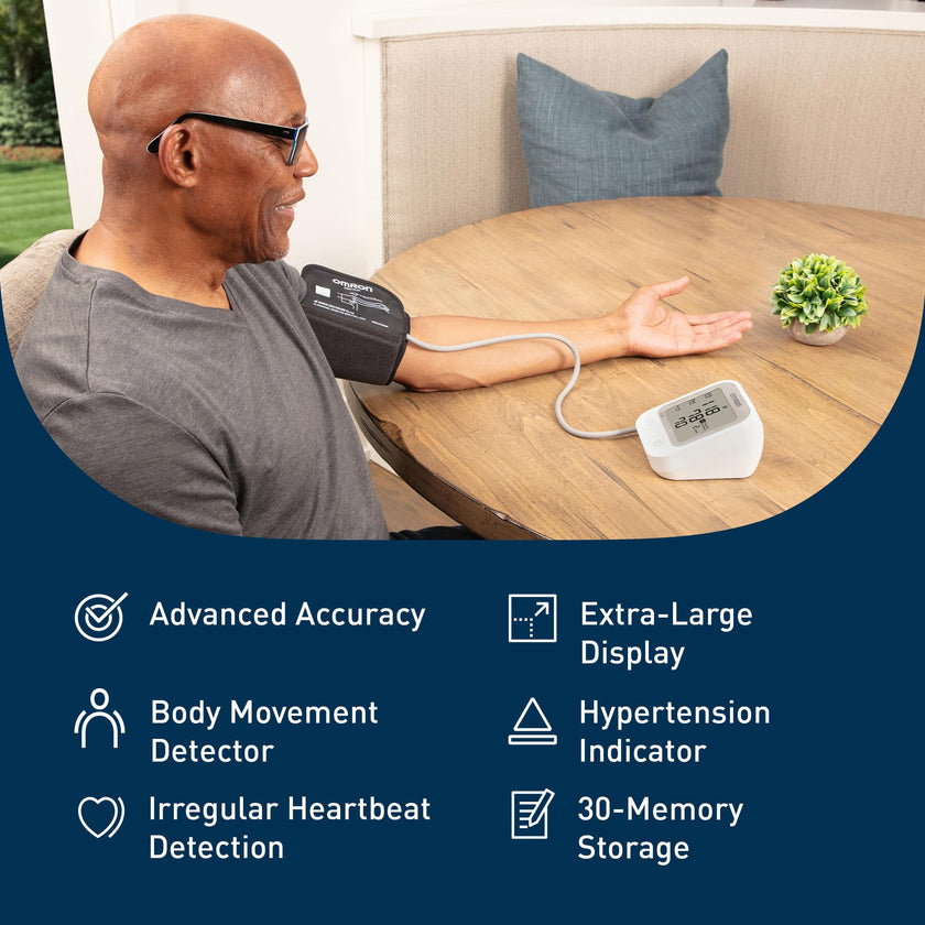 Omron Silver Upper Arm Blood Pressure Monitor 🍁 All In One Marketplace Canada