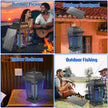 PALONE Bug Zapper with 4500V, USB-C and Solar Panel Dual Charging, Waterproof Bug Zapper with 7.5W Solar Charging Panel, Suitable for Camping Outdoor 🍁 All In One Marketplace Canada