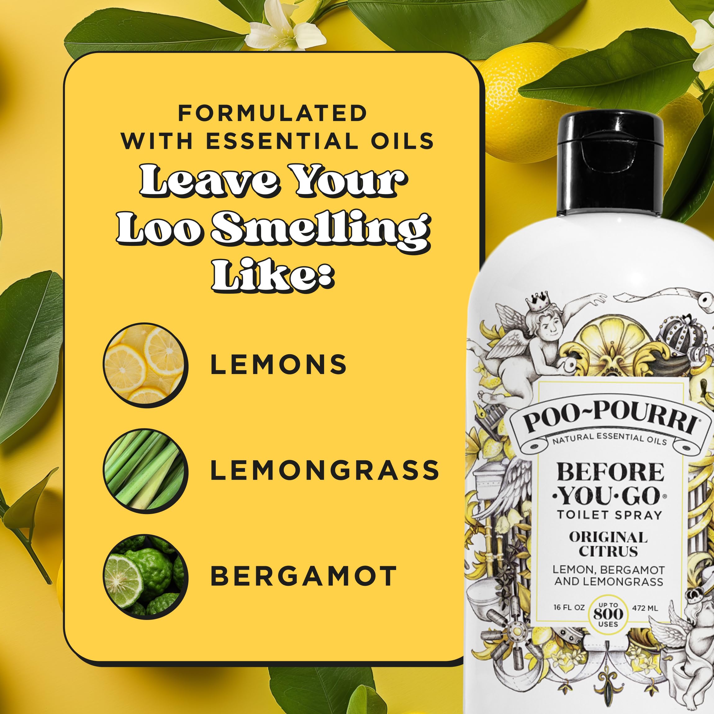 Poo-Pourri Original Citrus, 16 ounces 🍁 All In One Marketplace Canada