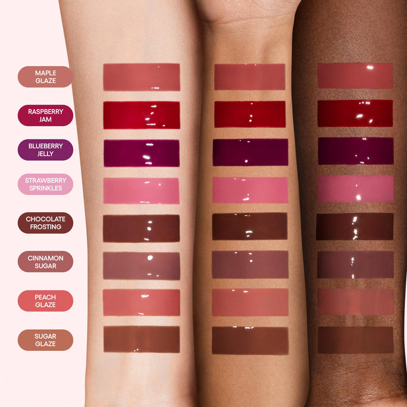 LANEIGE Glaze Craze Tinted Lip Serum, Strawberry Sprinkles: Hydrating Serum for Glossy, Nourished Lips with Plumping Polypeptides, 0.42 oz 🍁 All In One Marketplace Canada