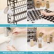 Vtopmart Spice Rack Organizer for Cabinet, 4 Tier Spice Organizer with 28 Empty Spice Jars and 432 Blank Labels, Seasoning Organization for Countertop, Cabinet, Kitchen, Pantry, Cupboard 🍁 All In One Marketplace Canada