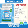 Bubbles for Kids - Giant Bubble Solution, Bubble Wands, Bubbles Powder Mix Makes 896 OZ (7 Gallons) - The Original Mix Kid Safe and Long Lasting Outdoor Toys Fun 🍁 All In One Marketplace Canada