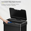 EKO Mirage-T 50 Liter / 13.2 Gallon Touchless Rectangular Motion Sensor Trash Can, Brushed Stainless Steel Finish 🍁 All In One Marketplace Canada