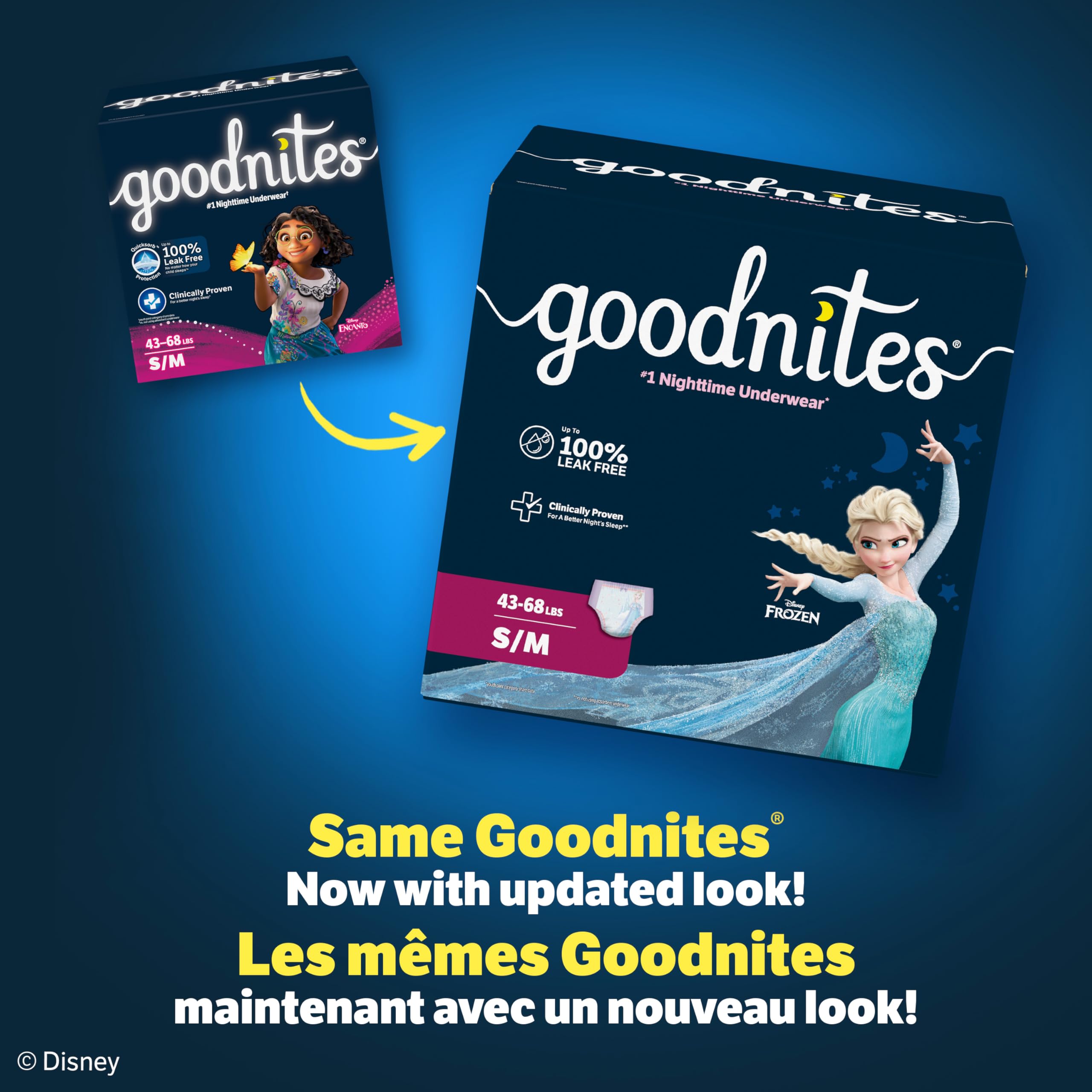 GoodNites Girls' Bedwetting Underwear, Size S/M (43-68 lbs), 99 Ct 🍁 All In One Marketplace Canada