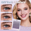 B&Q Fairy Lash Clusters Invisible Band 144PCS, Wispy Eyelash Clusters Manga False Eyelashes, C Curl Lash Cluster Natural Wet-Look Individual Lashes, Anime Cluster Eyelash Extensions with Spikes(Fairy) 🍁 All In One Marketplace Canada