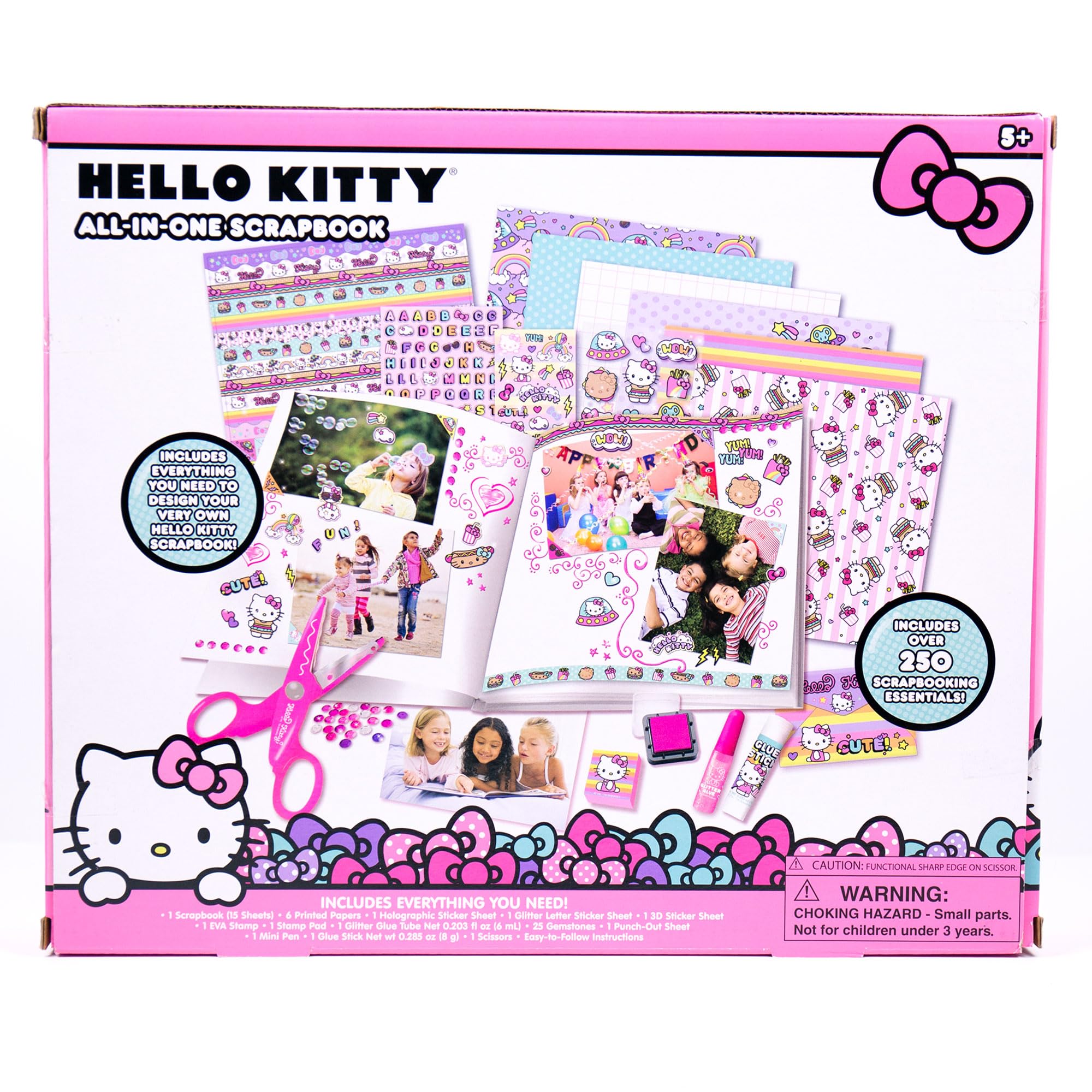 Horizon Group USA Hello Kitty All-In-One Scrapbook, Over 250 Sanrio Stationery, Cute School Supplies, Hello Kitty Notebook, Kawaii Stationery 🍁 All In One Marketplace Canada