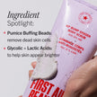 First Aid Beauty KP Bump Eraser Body Scrub, 10% AHA Keratosis Pilaris Exfoliator - Glycolic & Lactic Acid with Pumice, Treatment for Strawberry Legs, Razor Bumps & Rough Bumpy Skin, Safe for Sensitive Skin, 10 oz, Unscented 🍁 All In One Marketplace Canada