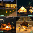 iBaycon 8 Pack Solar Torch Flame Lights Outdoor Landscape Pathway Lamp 🍁 All In One Marketplace Canada