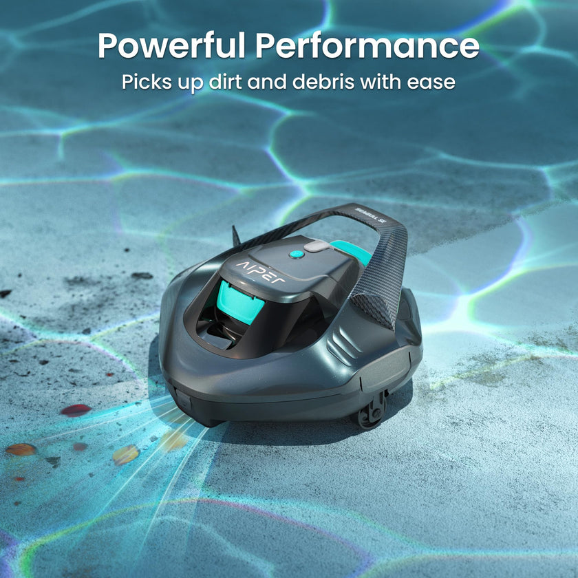 AIPER Seagull SE Cordless Robotic Pool Cleaner, Pool Vacuum Lasts 90 Mins, LED Indicator, Self-Parking, for Flat Above-Ground Pools up to 33 Feet - Gray 🍁 All In One Marketplace Canada