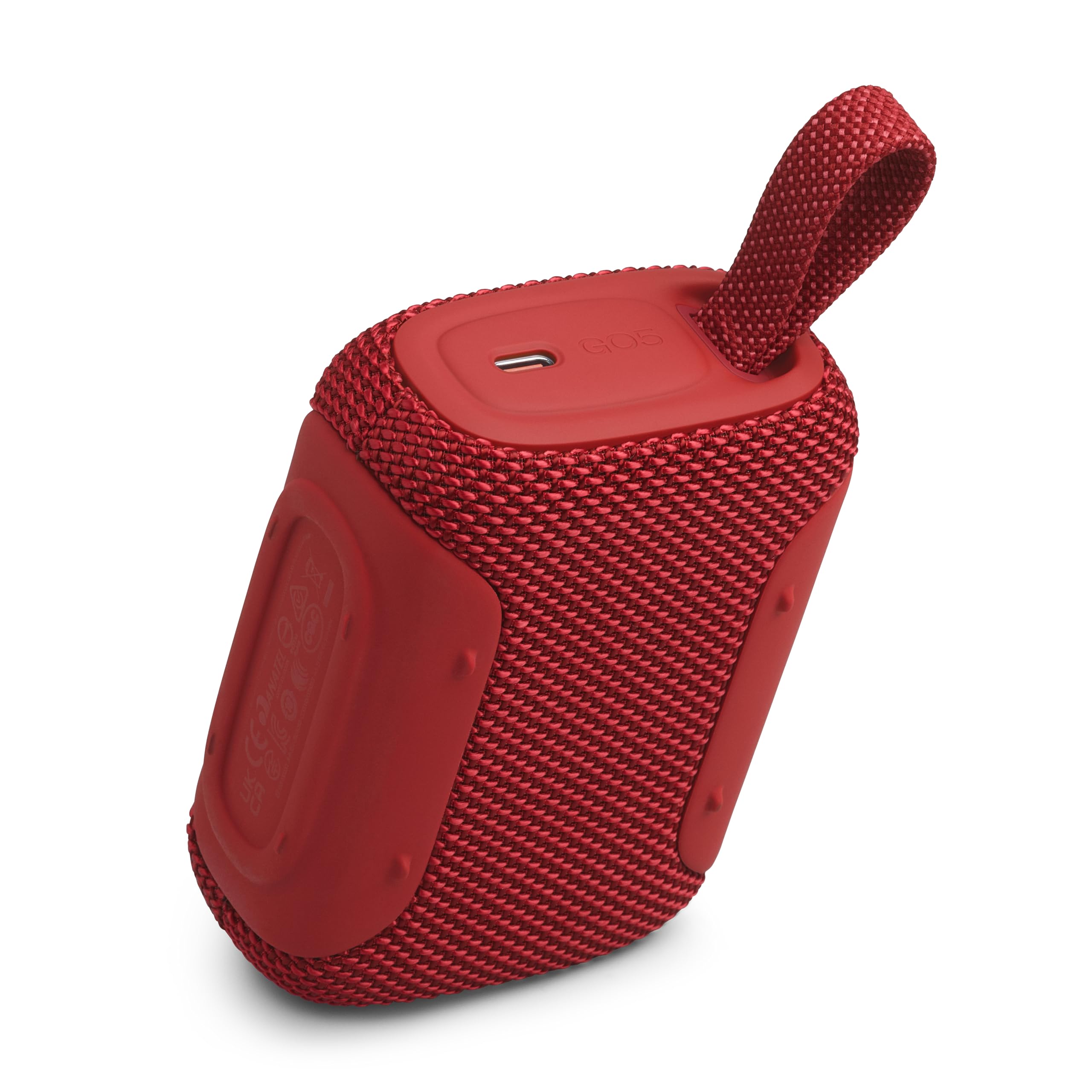 JBL Go 5 - Ultra-Portable Waterproof & Drop-Proof Speaker with JBL Legendary Sound & Ambient Edge Lighting, AirTouch Instant Stereo Pairing or Link Multiple Compatible Speakers via Auracast™ (Red) 🍁 All In One Marketplace Canada