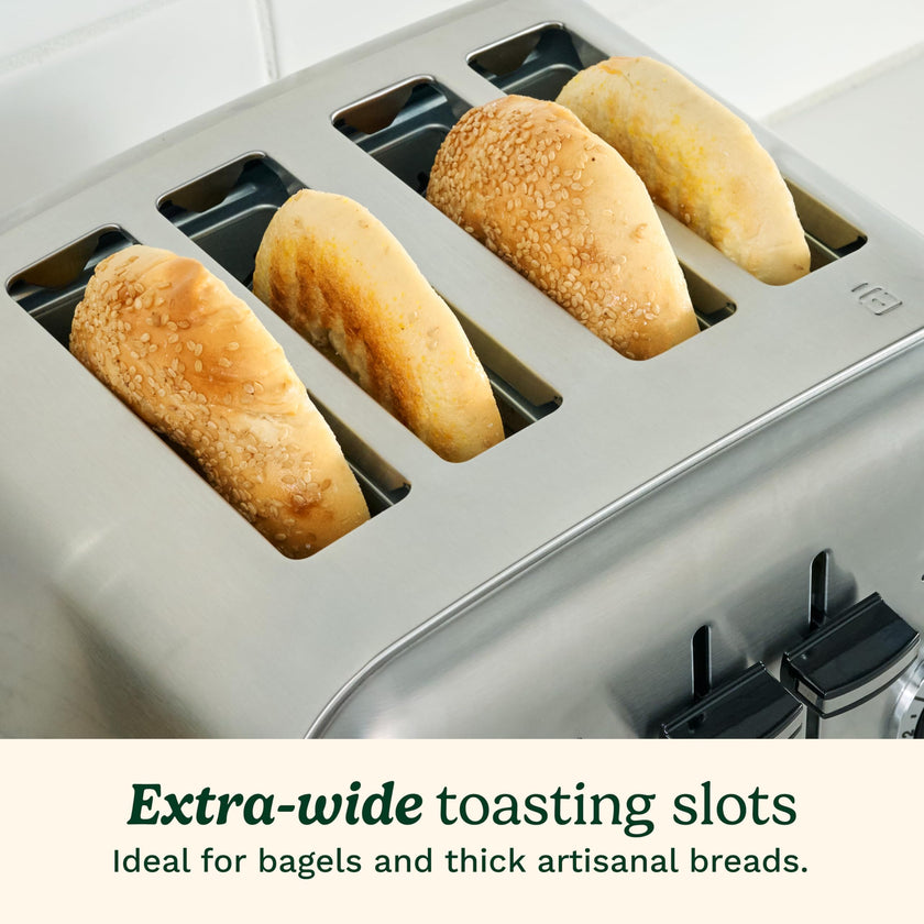 Cuisinart 4-Slice Toaster, 6-browning Levels, Brushed Silver (CPT-180C) 🍁 All In One Marketplace Canada