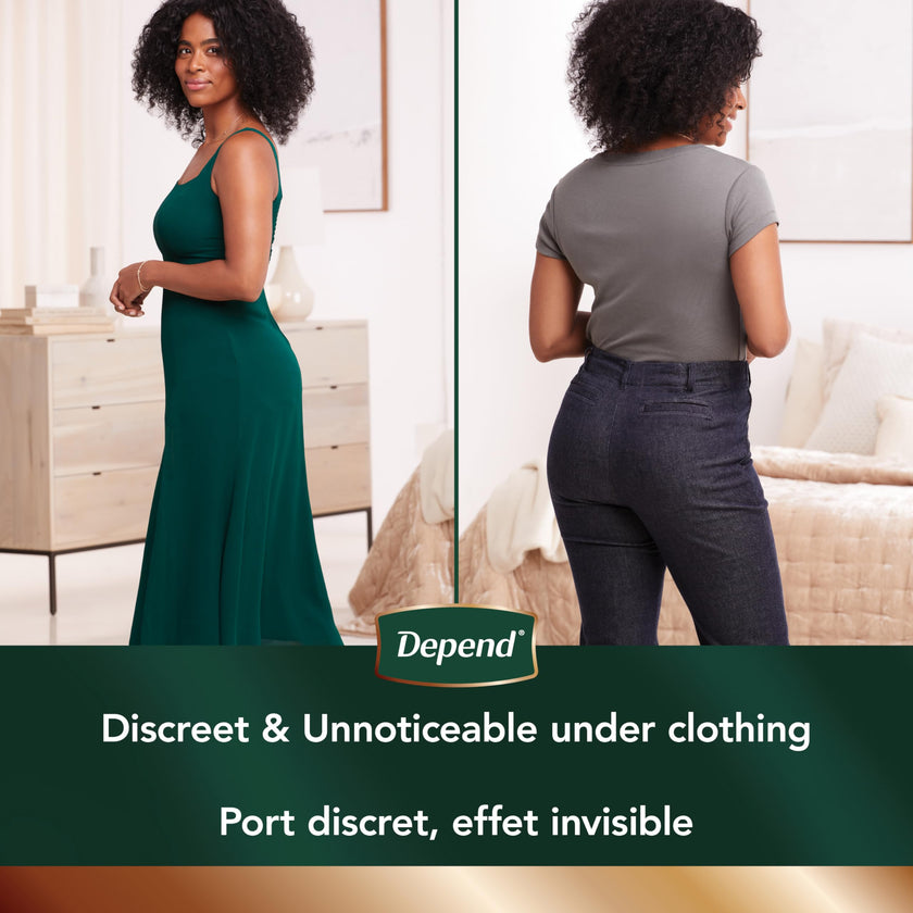 Depend Silhouette Adult Incontinence Underwear for Women, Maximum Absorbency, Small, Pink, 26 Count 🍁 All In One Marketplace Canada