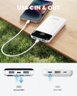 Charmast Portable Charger with Built in Cables, Power Bank with Cords Wires, Slim 10000mAh Travel Battery Pack 6 Outputs 3 Inputs 3A Fast Charging for Samsung Google Pixel LG Moto iPhone iPad 🍁 All In One Marketplace Canada