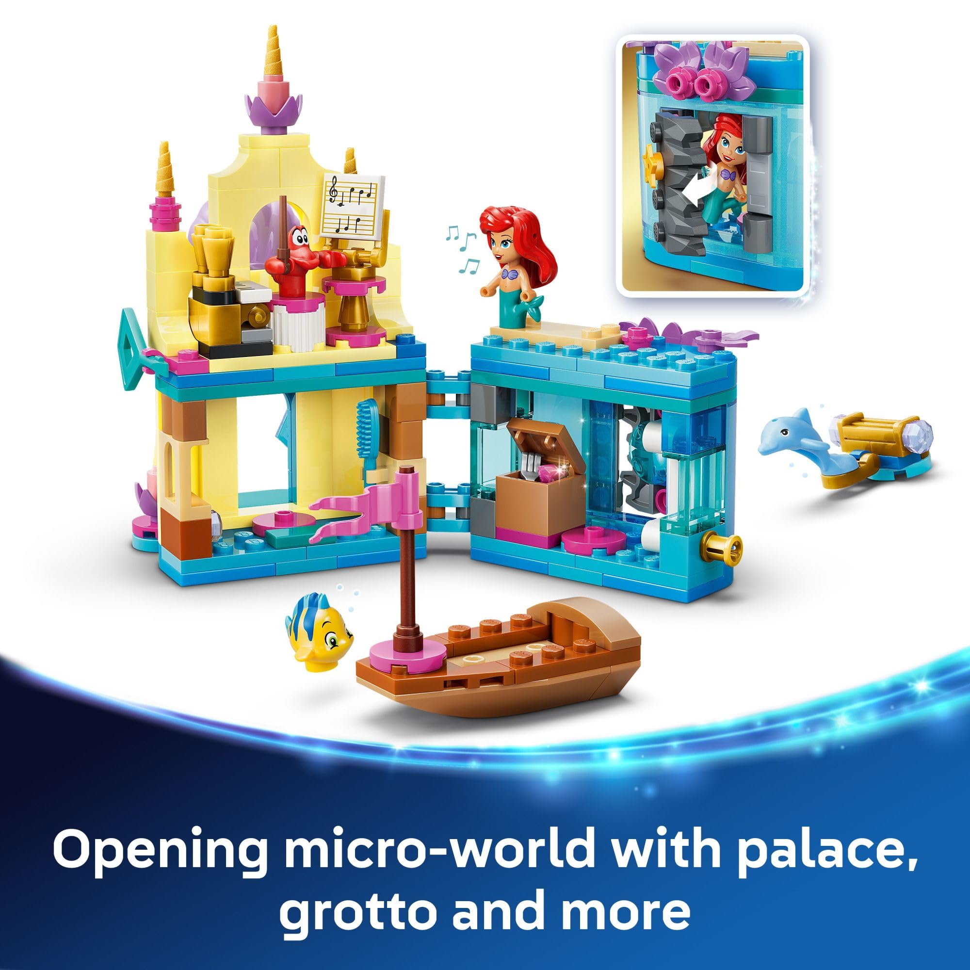 LEGO Disney Princess Ariel's Magical Mini Palace Building Toy - Little Mermaid Toys & Playset for Girls & Boys, Ages 5+ - Disney Gifts for Kids - 43285 🍁 All In One Marketplace Canada