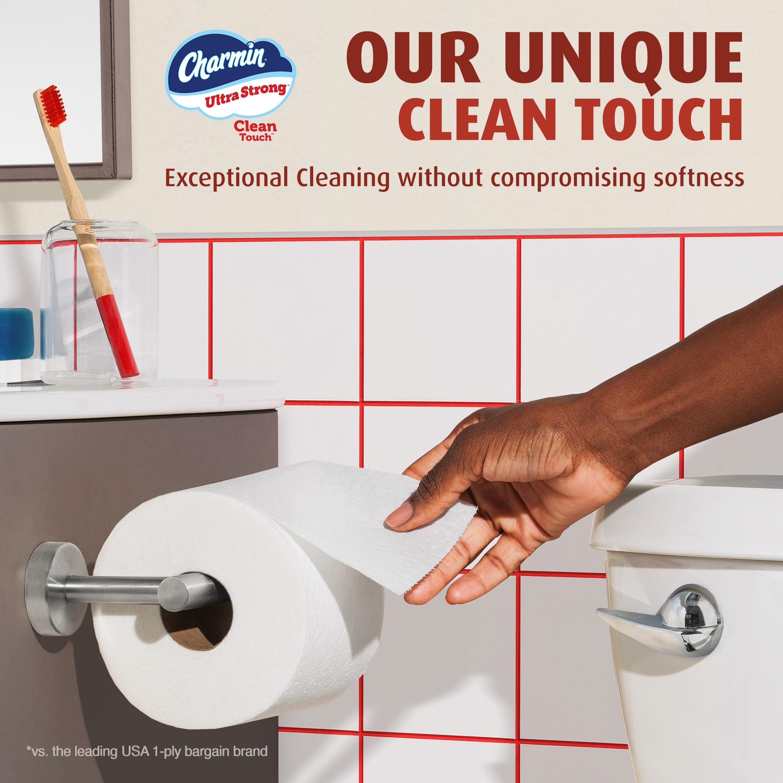 Charmin Toilet Paper Ultra Strong Clean Touch, 12 Family Mega XL Rolls = 84 Regular Rolls 🍁 All In One Marketplace Canada