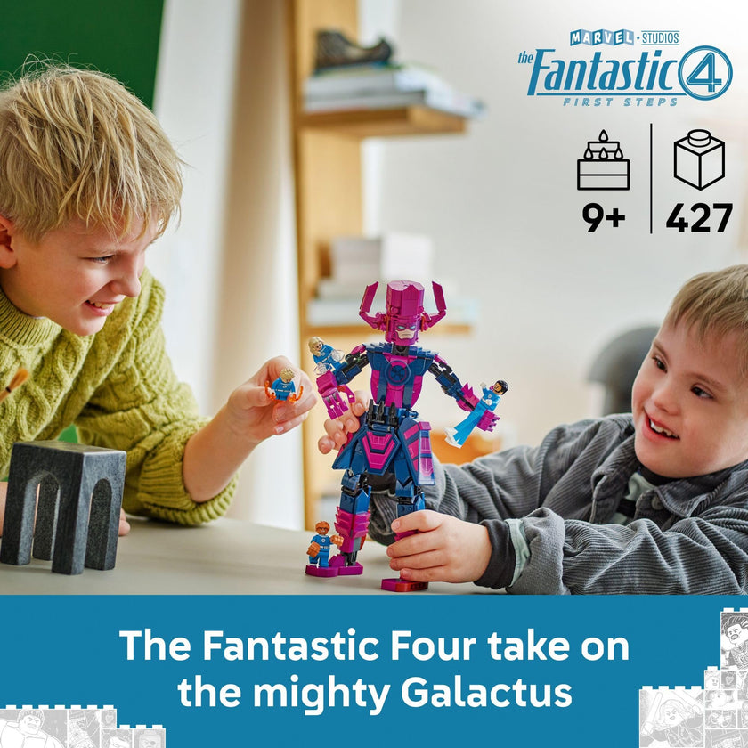 LEGO Marvel Fantastic Four vs. Galactus Construction Figure - Super Hero Building Toy - 4 Minifigures, Including The Thing, Invisible Woman and Human Torch - Gift for Kids, Boys and Girls, 9+ 76316 🍁 All In One Marketplace Canada