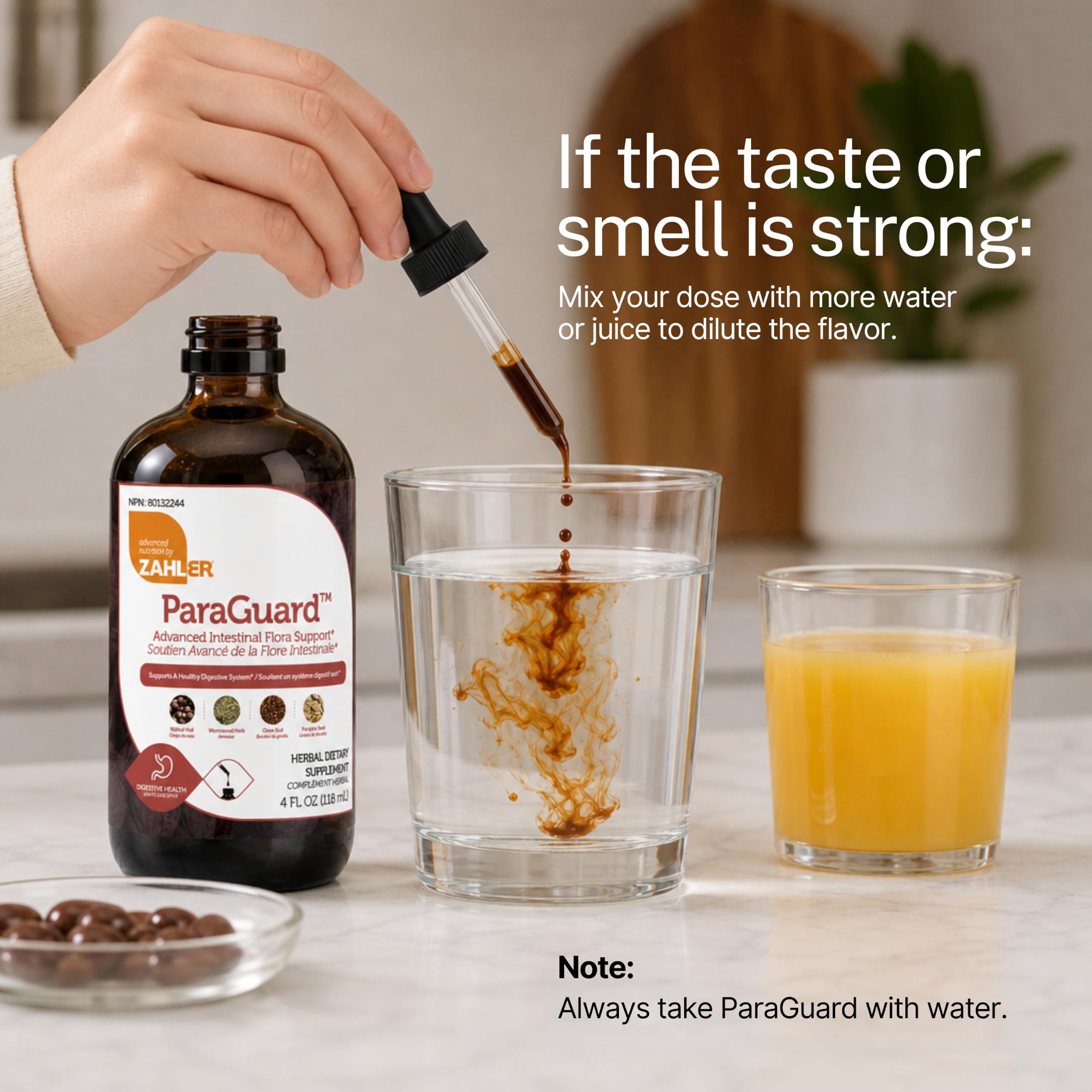 Zahler ParaGuard, Parasite Cleanse for humans. Advanced Colon Detox Cleanse and Gut Health Support, Contains Wormwood, Certified Kosher, 4OZ. 🍁 All In One Marketplace Canada