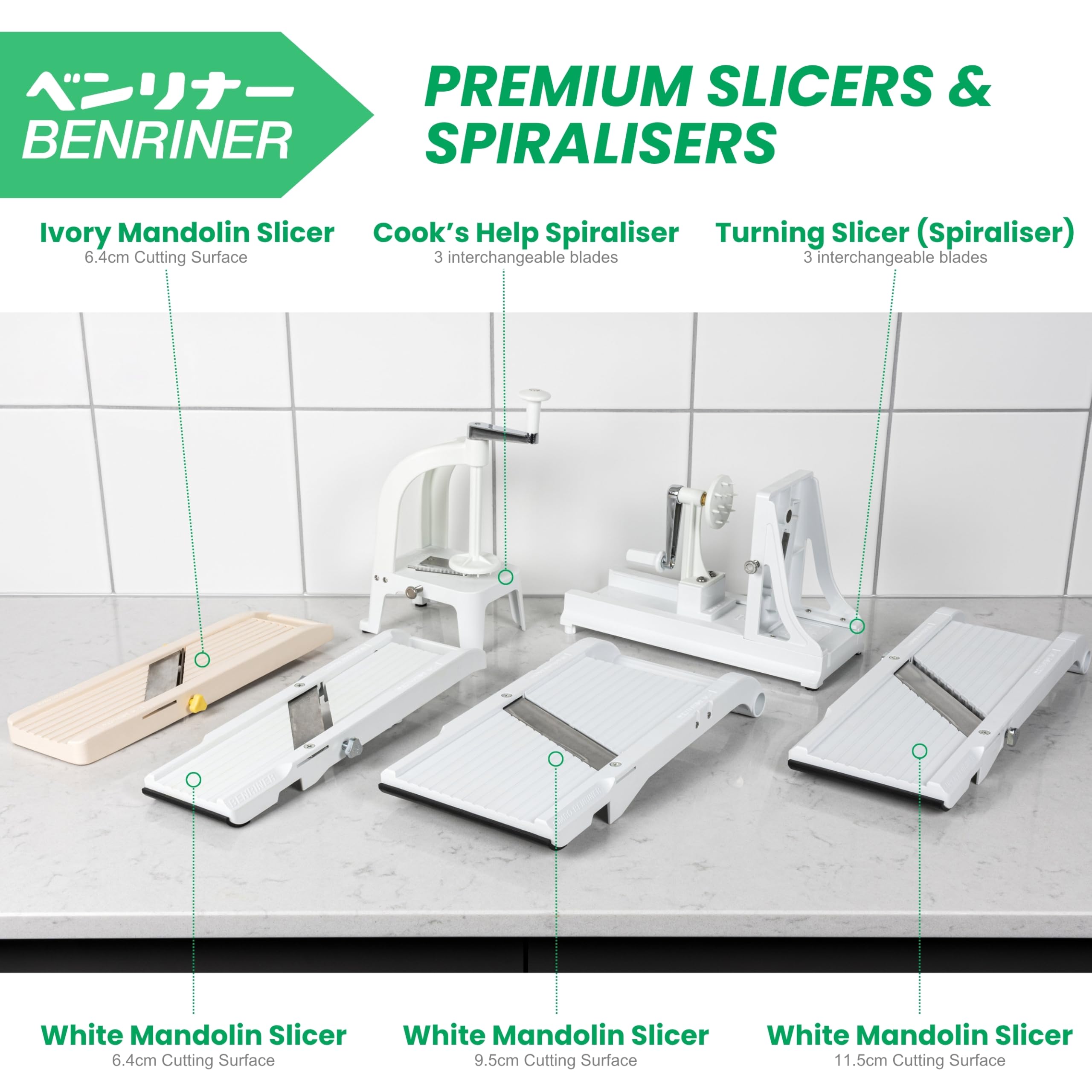 Benriner Japanese Mandolin Vegetable Cutter 3.5 Wide (7015S) 🍁 All In One Marketplace Canada