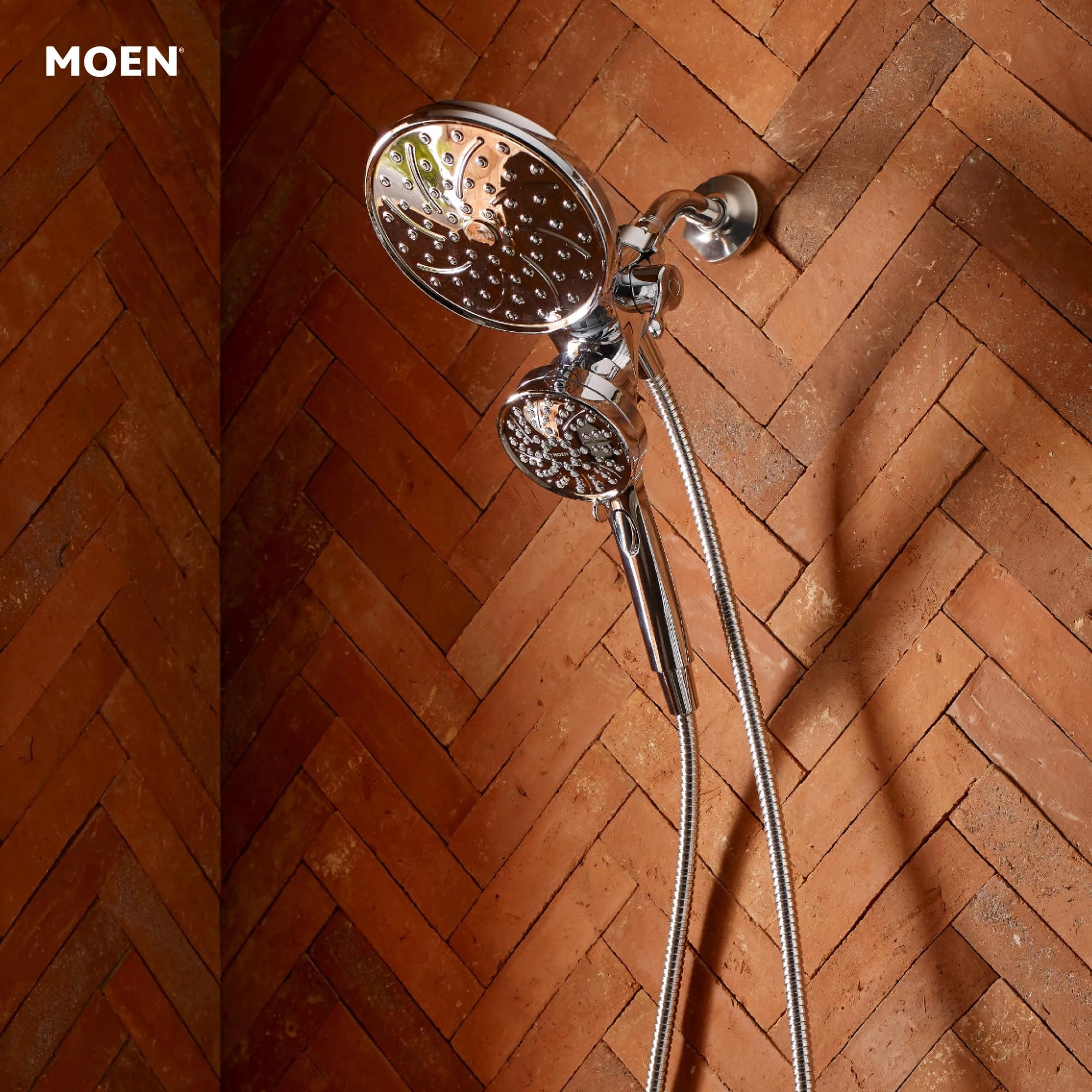 Moen 26009 Engage Magnetix 2.5 GPM Handheld/Rain Shower Head 2-in-1 Combo Featuring Magnetic Docking System, Pack of 1, Chrome 🍁 All In One Marketplace Canada