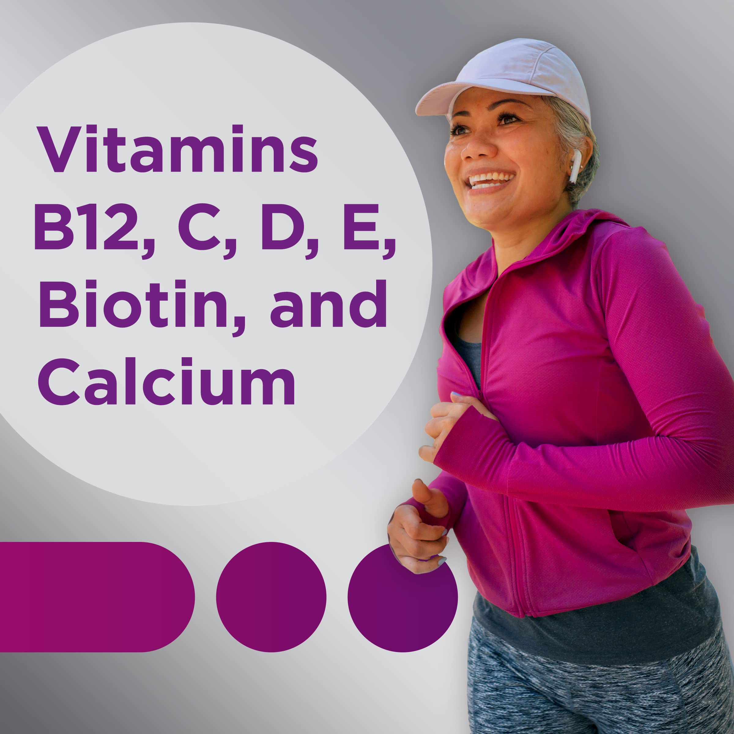 Centrum Women 50 Plus MultiGummies, Multivitamins/Minerals Gummies for Women 50+, Cherry, Berry, and Orange Flavours, 120 Gummies (Packaging May Vary) 🍁 All In One Marketplace Canada
