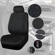 CAR Pass Neoprene Waterproof Two Front Car Seat Covers Set- Universal Fit for Vehicles, Airbag Compatiable(Black) 🍁 All In One Marketplace Canada
