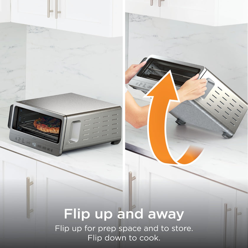 Ninja Flip Toaster Oven & Air Fryer, 8-in-1 Functionality, Flip Up & Away Capability for Storage Space SP151C (Canadian Edition) 🍁 All In One Marketplace Canada