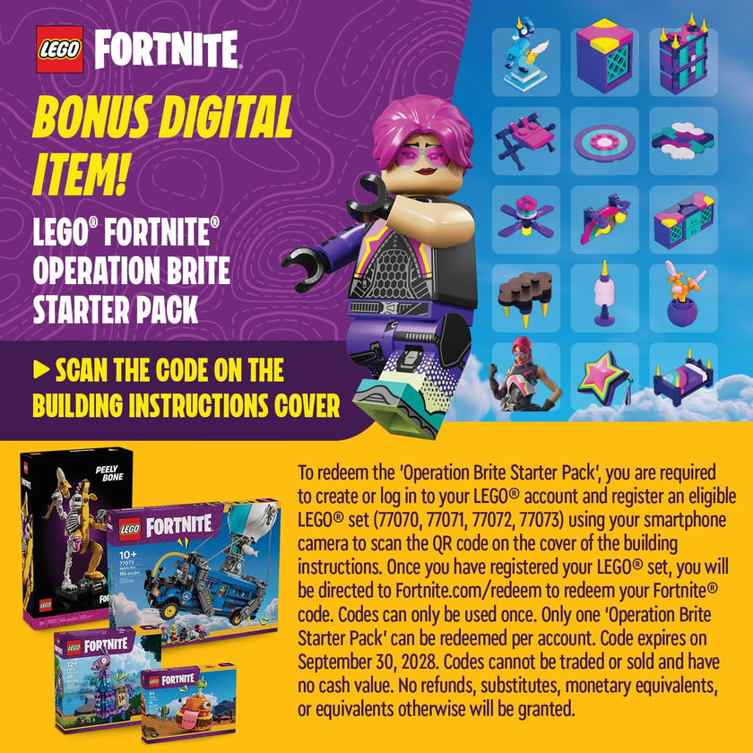 LEGO Fortnite Battle Bus Building Toy - Collectible Fortnite Toy for Kids, Boys & Girls, Ages 10+ - Pretend Play Set with 9 Minifigures from Video Game - Gift for Birthdays - 77073 🍁 All In One Marketplace Canada