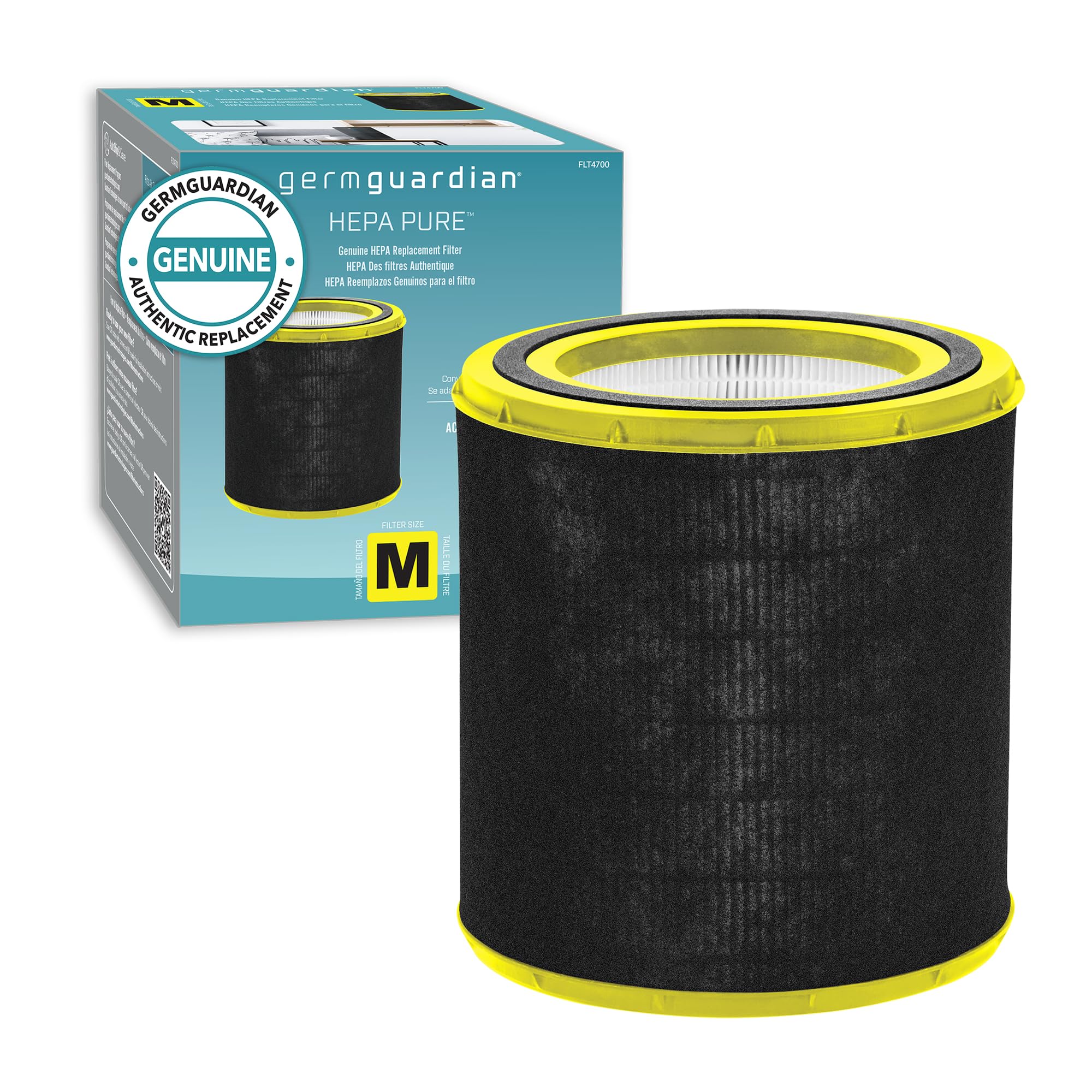 Guardian Technologies Germ Guardian FLT4700 True HEPA Genuine Air Purifier Replacement Filter, 1 Count 🍁 All In One Marketplace Canada