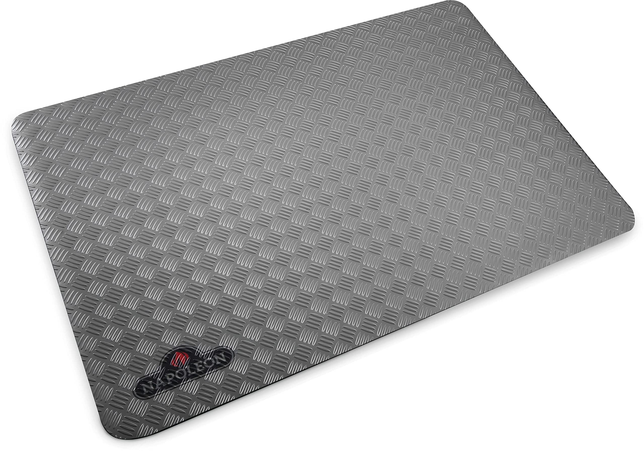 Napoleon BBQ Grill Mat - BBQ Grill Accessory, Safety Product, Non-Slip, Diamond Plate Pattern, Grey, Stylish, Protect Your Decking, Fits BBQ Grills Prestige PRO 500 Size and Smaller (68001) 🍁 All In One Marketplace Canada