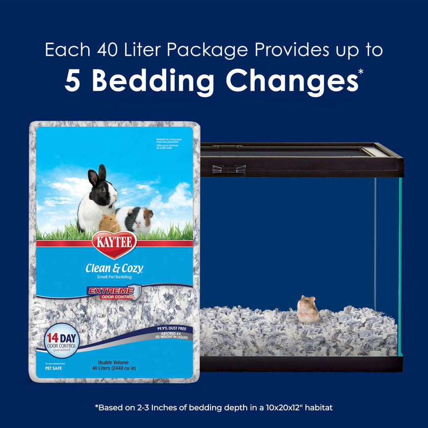 Kaytee Extreme Odor Control Bedding for Pet Guinea Pigs, Rabbits, Hamsters, Gerbils, and Chinchillas, 40 Liter 🍁 All In One Marketplace Canada