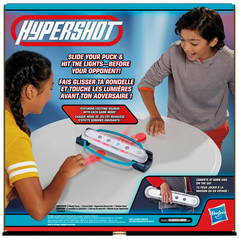 Hypershot Electronic Tabletop Hockey Game | 5 Games in 1 | Music, Lights, and Sounds | Ages 8 and Up | for 1 to 2 Players | Kids Board Games (English & French) 🍁 All In One Marketplace Canada
