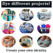 WINSONS Tie Dye Kit, 20 Colours Non Toxic Permanent Fabric Dye Art Set for Kids Women for Homemade Party Creative Group Activities DIY Gift 🍁 All In One Marketplace Canada