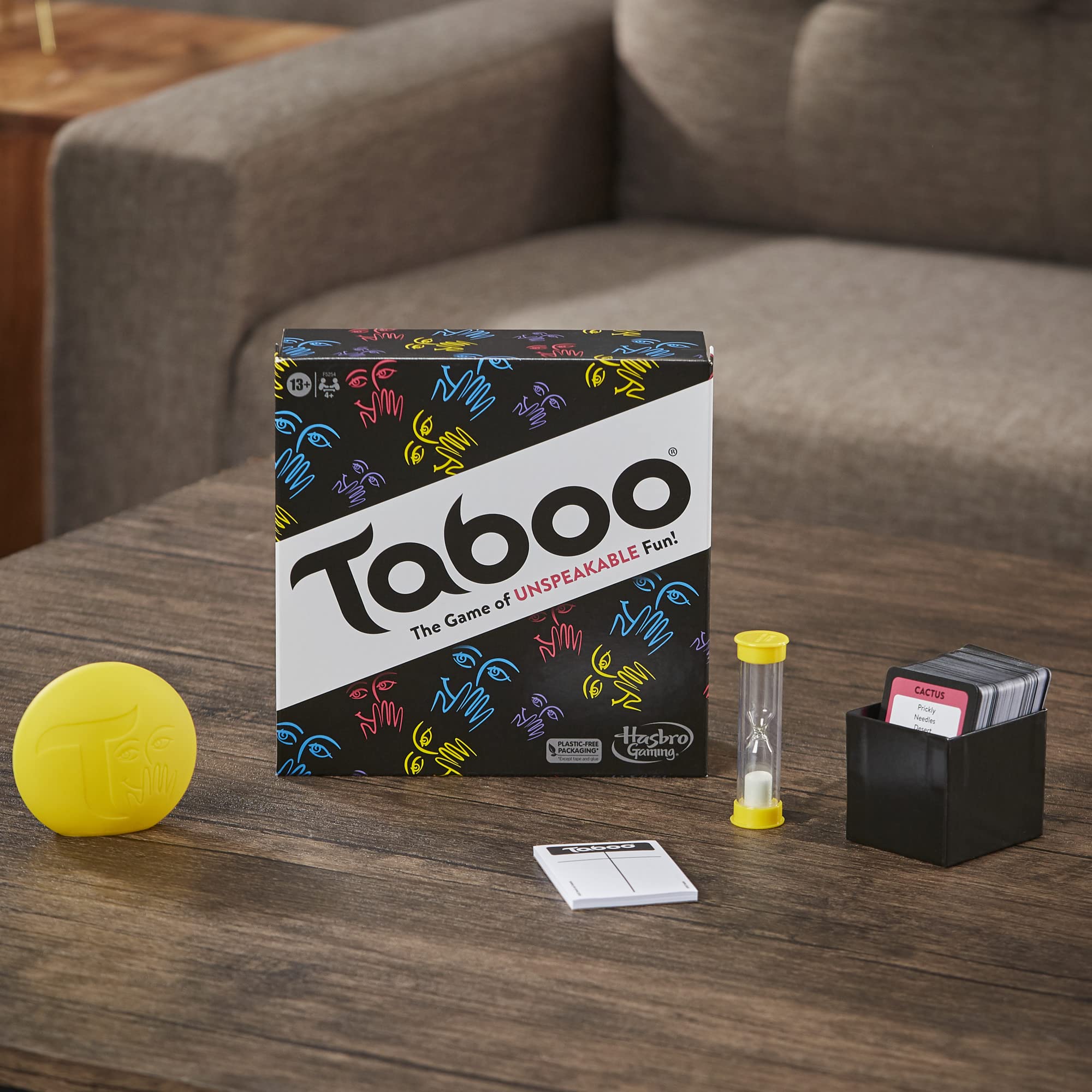 Taboo Classic Game, Party Word Guessing Game for Adults and Teens, Board Game for 4+ Players Ages 13 and Up (English) 🍁 All In One Marketplace Canada