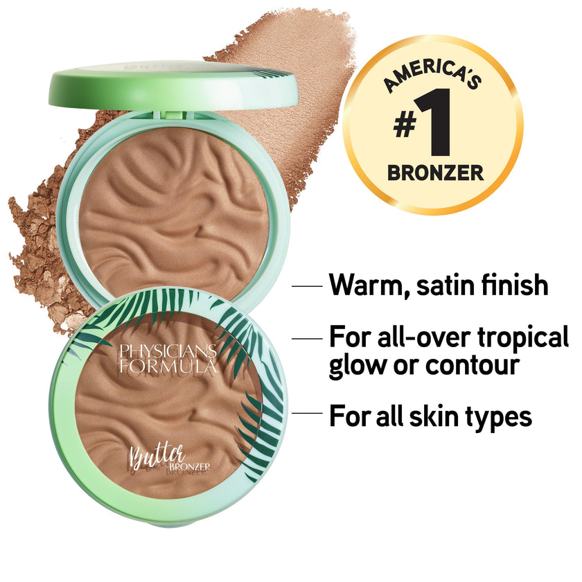 Physicians Formula Murumuru Butter Bronzer, Moisturizing, Nourishing Murumuru Butter Blend for Silky All-Day Luminous Glow, Dermatologist Tested, Hypoallergenic, Vegan & Cruelty-Free -Bronzer 🍁 All In One Marketplace Canada