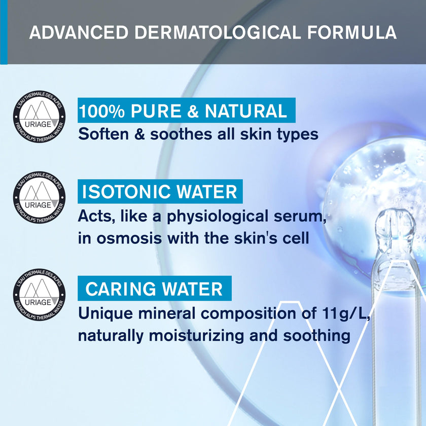 Uriage - Thermal Water Spray - Hydrating, Soothing and Protective Spray for Babies, Children and Adults - Face Mist - 100% Natural Formulation - 300ml 🍁 All In One Marketplace Canada