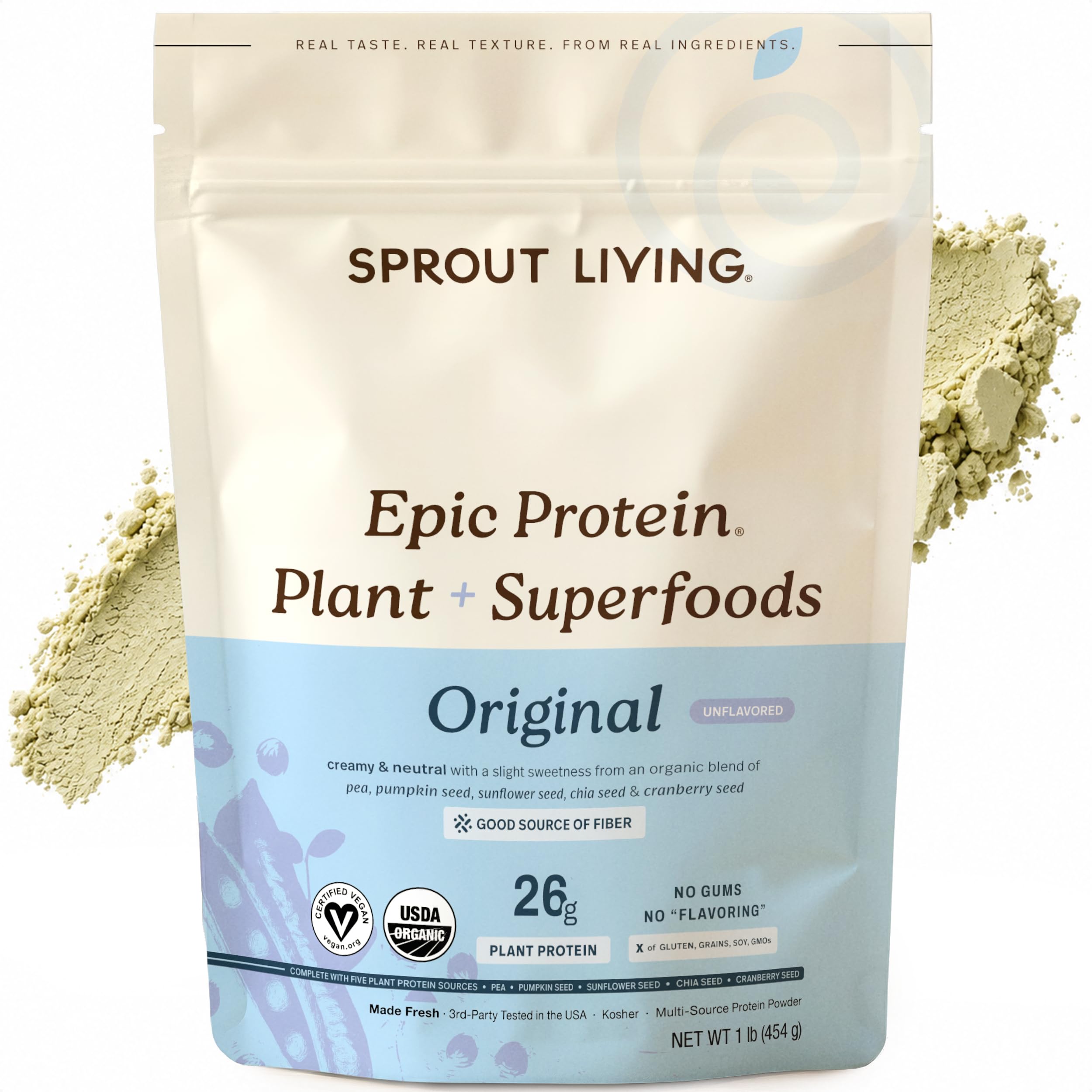 Sprout Living Epic Protein Powder Original 1 lb, original, 1-pound 🍁 All In One Marketplace Canada