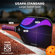 JoncAye Pickle-Ball Paddles Set of 2, Graphite Fiberglass Raquette with Indoor Outdoor Balls, Bag, Grip Tape, USAPA Approved Rackets for Beginners Intermediate All Levels 🍁 All In One Marketplace Canada