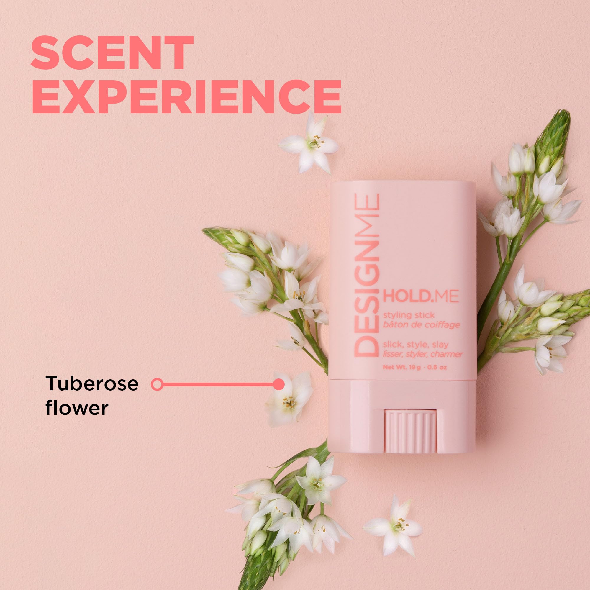 Design.Me HOLD.ME Styling Stick | Vegan Hair Wax Stick for Women | Controls Frizz, Tame Flyaways & Smooths Hair | With Long-Lasting Hold 🍁 All In One Marketplace Canada
