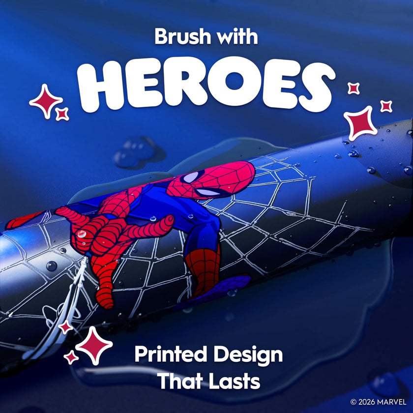 Oral-B iO Kids Rechargeable Electric Powered Toothbrush, Spiderman with 1 Gentle Care Brush Head - Automatic Pressure Sensor to Protect Gums - 3 Cleaning Settings - 2 Min Music Timer - 28 Day Battery Life 🍁 All In One Marketplace Canada