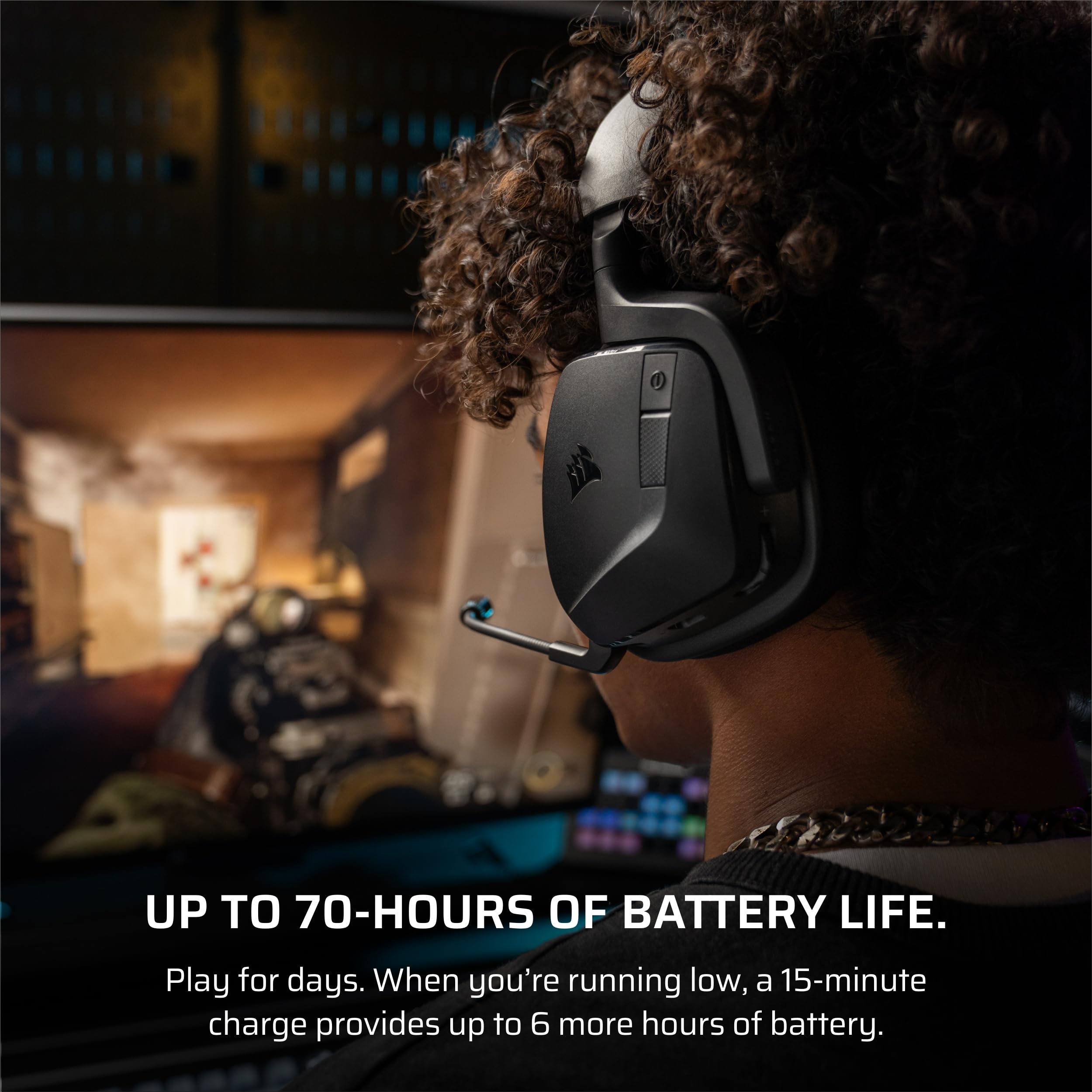 CORSAIR Void v2 Wireless Gaming Headset with Bluetooth for PC, PS5, PS4, Switch, Mobile – Dolby Atmos, 70 Hr Battery, Dual Wireless, Lightweight, Fast Charging – Carbon 🍁 All In One Marketplace Canada